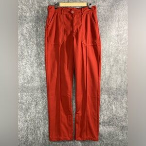 Jordan Womens Adrenaline Red Woven Ankle Zip Pants Size‎ MT